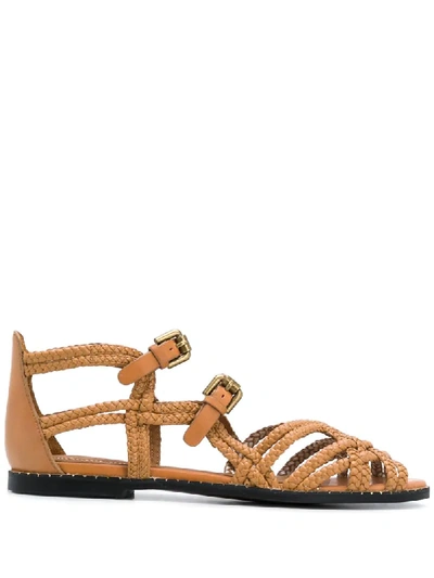 See By Chloé Adria Cord Style Sandals In Neutrals
