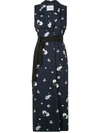 ERDEM RIAN FLORAL-EMBROIDERED SLEEVELESS COAT