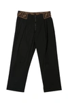 FENDI KIDS PANTS WITH FF BAND,11204686