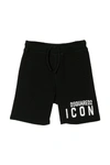 DSQUARED2 KIDS RUNNING ICON SHORTS WITH PRINT,11206901