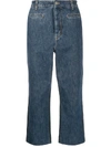 LOEWE CROPPED STRAIGHT-FIT JEANS