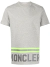 MONCLER HIGH VIS LOGO PRINT T-SHIRT