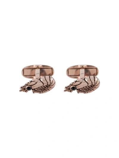 Paul Smith Prawns Cufflinks In Gold