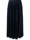 LACOSTE PLEATED MID-LENGTH SKIRT