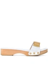 Jacquemus Les Sandales Tatanes Leather Sandals In Blue