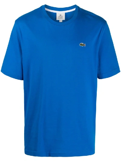 Lacoste Live T-shirt Mit Logo In Blue