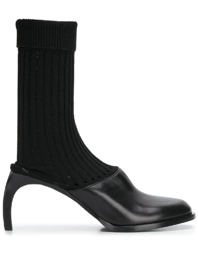 Ann Demeulemeester Sock Style Pumps In Black