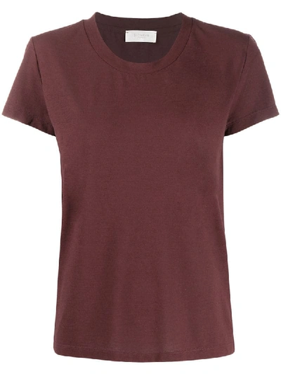 Zanone Short Sleeve T-shirt In Brown