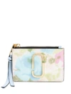 MARC JACOBS THE WATERCOLOR SNAPSHOT TOP ZIP WALLET