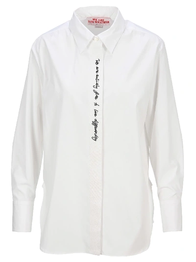 Stella Mccartney We Are The Weather Shirt In Bianco
