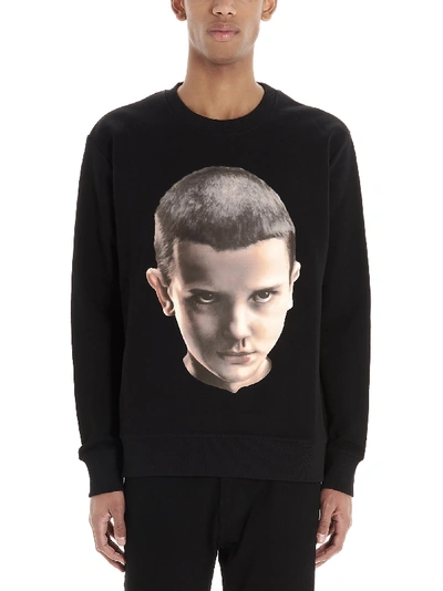Ih Nom Uh Nit Sweatshirt Mit Eleven-print In Black