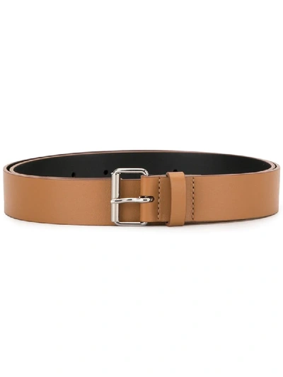 Sofie D'hoore Virginia Bi-colour Belt In Brown