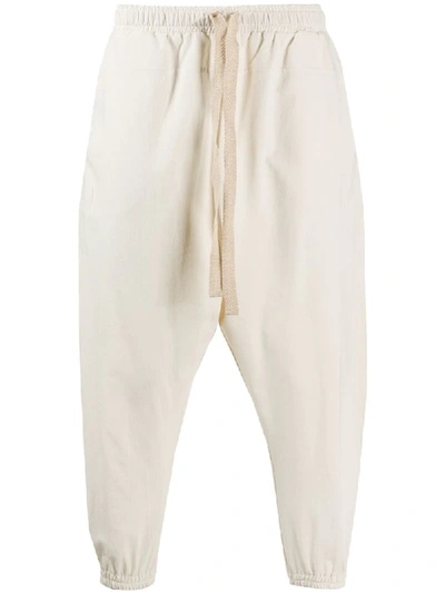 Alchemy Cropped Track Trousers In White