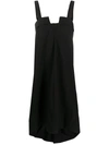 MAISON MARGIELA V-NECK MIDI DRESS