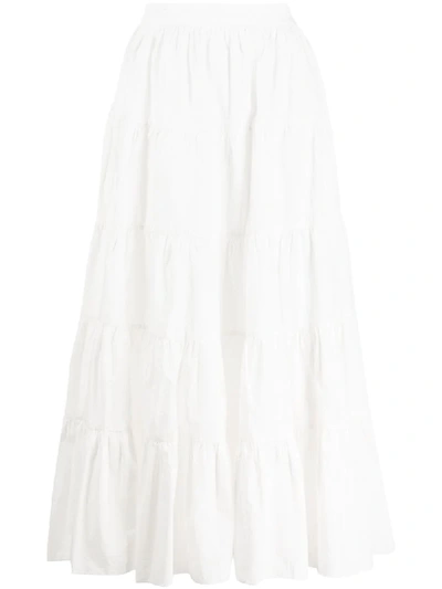 Ulla Johnson Sylvie Maxi Skirt In White