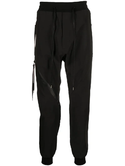 Army Of Me Zip Detail Track Pants In Black