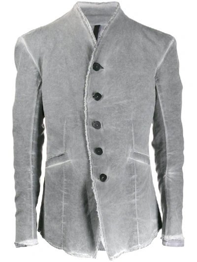 Army Of Me Faded Effect Single-breasted Jacket In Grey