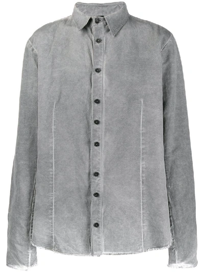 Army Of Me Faded Effect Relaxed Fit Shirt In Grey