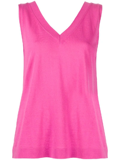 Altea V-neck Tank Top In Pink