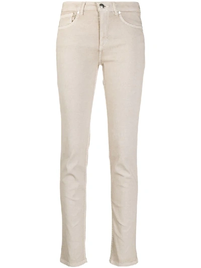 D-exterior Slim Fit Trousers In Neutrals