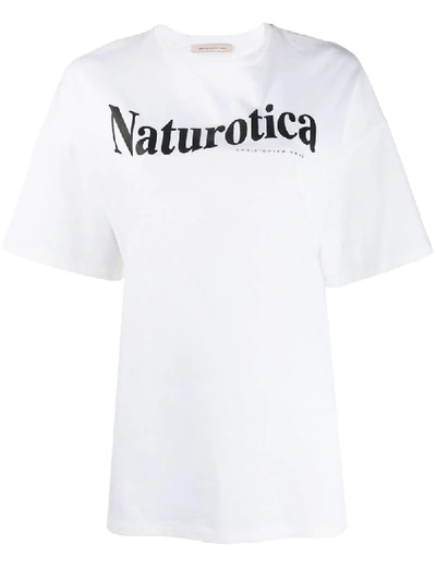 Christopher Kane Naturotica Logo印花t恤 In White