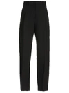 JIL SANDER BLEND SILK PALAZZO TROUSERS,11354307