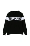 BALMAIN KIDS SWEATER WITH LOGO,11246447