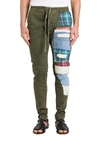 GREG LAUREN PATCHWORK TTROUSERS,11372299