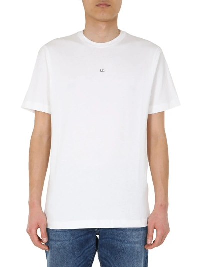 C.p. Company Comic Print Crew Neck T-shirt In White