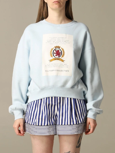 Hilfiger Denim Hilfiger Collection Sweatshirt Sweatshirt Women Tommy Hilfiger In Sky Blue