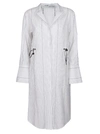OFF-WHITE WHITE COTTON DRESS,11368909