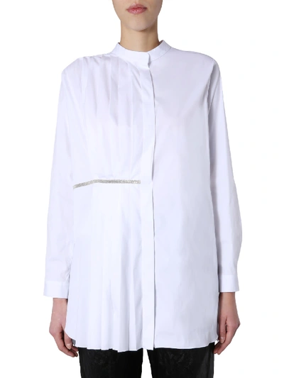 Fabiana Filippi Shirt With Pleats In White