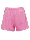 Chiara Ferragni Elasticated Logo Stripe Shorts In Pink