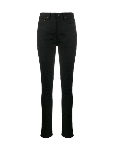 Saint Laurent Skinny 5 Pockets Hig In Used Black