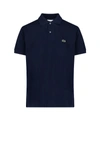 Lacoste Slim Fit Core Polo In Blue