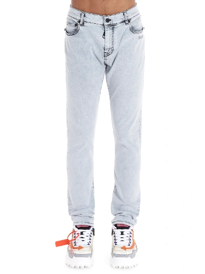 Off-white Jeans In Light Grey
