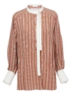 CHLOÉ PUSSY-BOW STRIPED BLOUSE,11376800