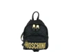 Moschino Mini Rucksack Mit Logo In Black