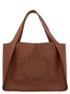 Stella Mccartney Stella Logo Shoulder Bag In Cuoio