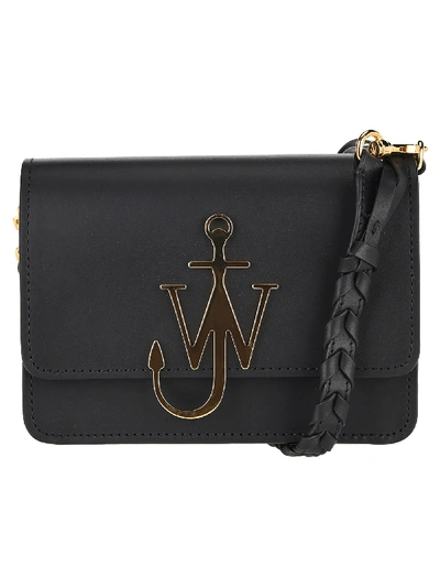 Jw Anderson Anchor Logo Bag In Black