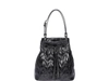 MIU MIU SHINY CALF QUILTED BUCKET BAG,11250841