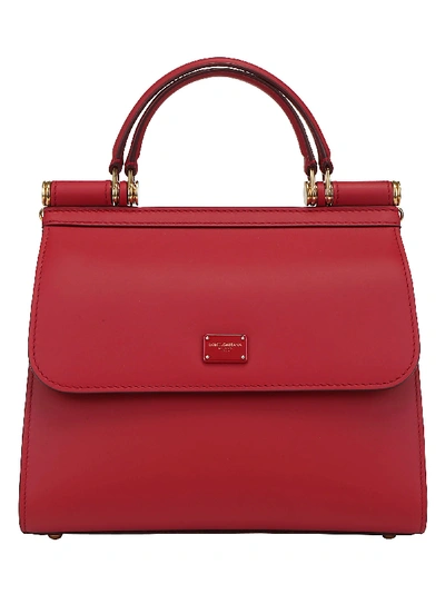 Dolce & Gabbana Handbag In Rosso Papavero