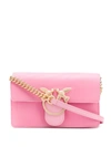 Pinko Love Mini Switch On Bag In Light Pink