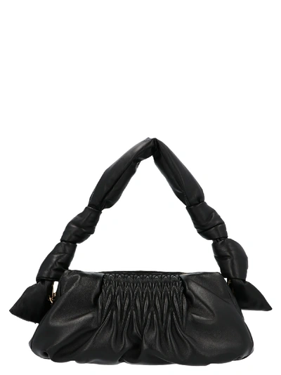 Miu Miu Quilted Leather Bag In Black