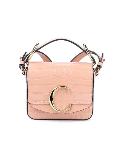 Chloé Chloe C Bag In Milky Orange