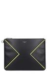 GIVENCHY CLUTCH IN BLACK LEATHER,11365909
