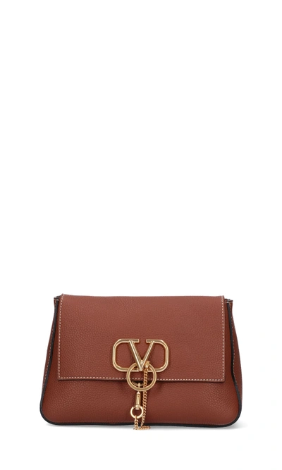 Valentino Garavani Crossbody Vsling Bag In Brown