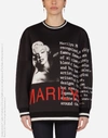 DOLCE & GABBANA Jersey sweatshirt with marilyn monroe print