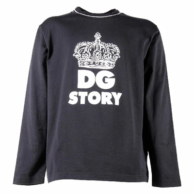 Dolce & Gabbana Kids' T-shirt In Dk Blu