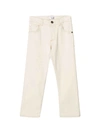 BRUNELLO CUCINELLI BEIGE STRAIGHT-CUT TROUSERS,11305366